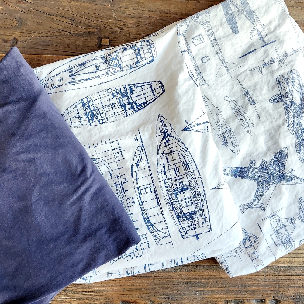 3 x Fitted Crib Sheets, Restoration Hardware / Burts Bees
